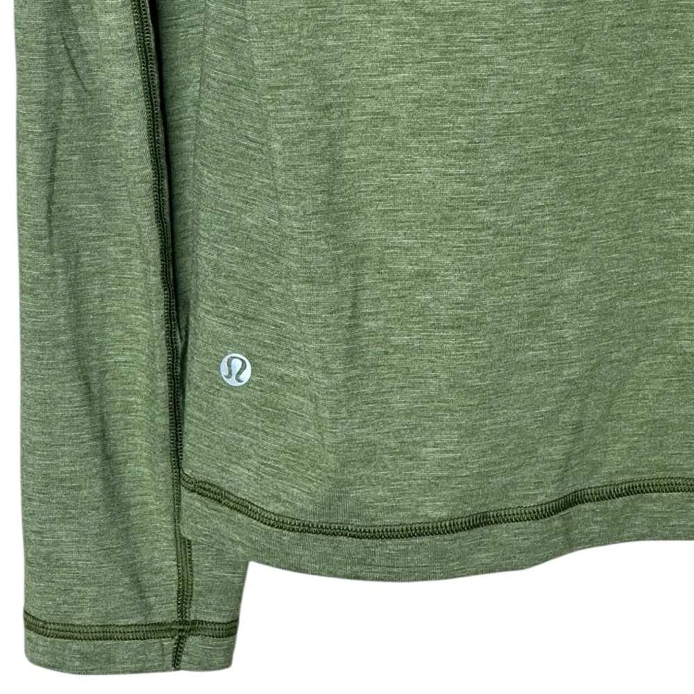 Lululemon Long Sleeve Shirt Heathered Spiced Olive